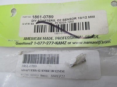 Namz Harley Davidson O2 Sensor DIY Adapters 18/12 MM 1861-0789 NO2X-12