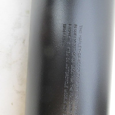 Harley-Davidson OEM 17-24 M8 Exhaust Mufflers Pair Satin Black 6490131
