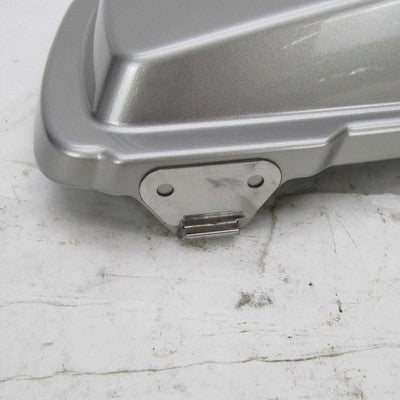 Harley OEM 93-13 Touring Left Saddlebag Lid Pewter Pearl Silver 90606-