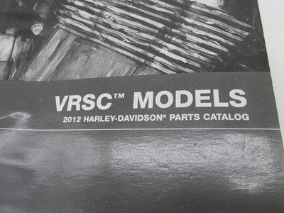 Harley Davidson Official Factory 2012 VRSC V-Rod Models Parts Catalog