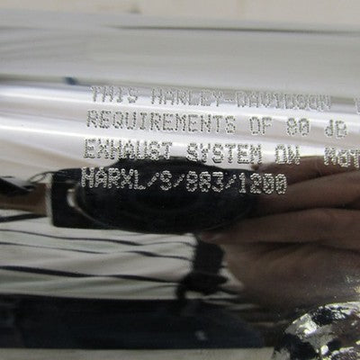 Harley Davidson OEM Chrome Single Exhaust Slip On Muffler FXST FXSTB 6