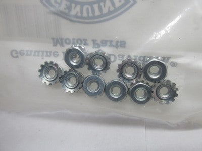 Lot of 10 Harley-Davidson OEM NOS #4-40 KEPS Hex Nuts 7600