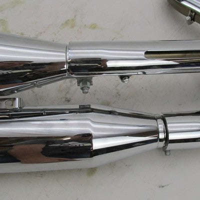 Harley-Davidson OEM 18-23 Softail M8 Chrome Exhaust System 64901186 65