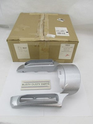 Harley Genuine NOS Rear Fender Fascia Land Shark Mercury Silver 595002