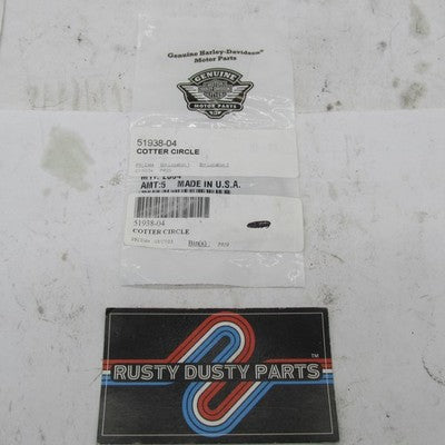 Lot of 4 Harley-Davidson OEM NOS Dyna Sportster Cotter Circles 51938-0