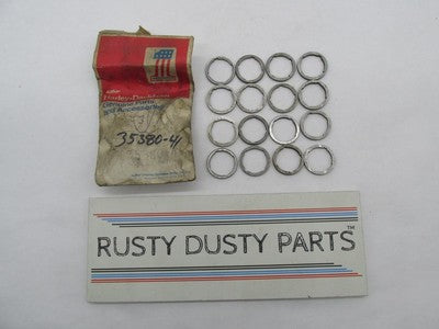 Lot of 15 Harley Genuine NOS 45 WL WLA G Transmission Mainshaft Spacers 35380-41