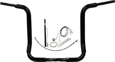 Fat Baggers, Inc. 1-1/2" EZ Install Rounded Top Handlebar Kit 16" Blac