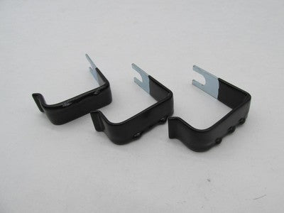 Lot of 3 Harley-Davidson Genuine NOS Black Double Hose Clip Clamps 100