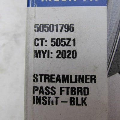 Pair of Harley OEM NIB Streamliner Passenger Footboard Inserts Black 5
