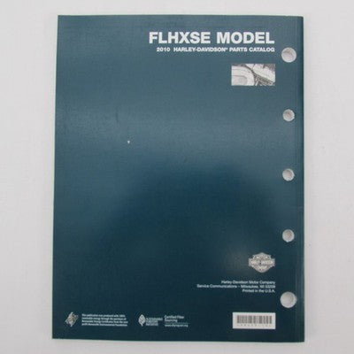 Harley-Davidson Official Factory 2010 FLHXSE Model Parts Catalog 99433