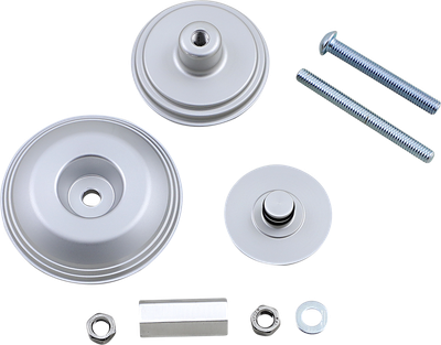 Kuryakyn Lodestar Rear Axle Sliders Silver 3808