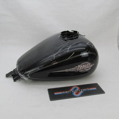 New Harley OEM 09-13 Touring FLHTC Fuel Tank Vivid Black Pinstripe 613