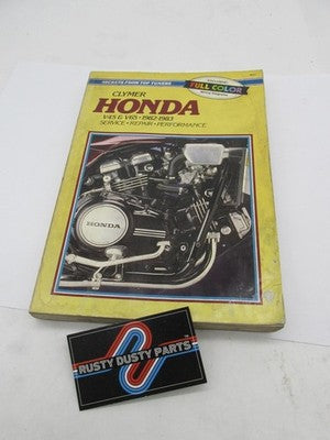 Clymer Honda 1982-1983 V45 & V65 Service Repair Manual Book