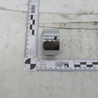 Pair of Harley OEM Chrome Rear Axle Front Nut Covers Dyna Softail 08-1