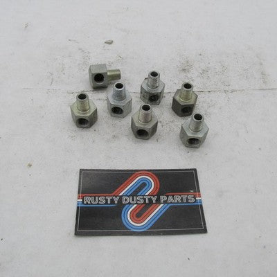 Lot of 7 Harley Davidson OEM Rocker Box Oil Line Fittings Sportster XL