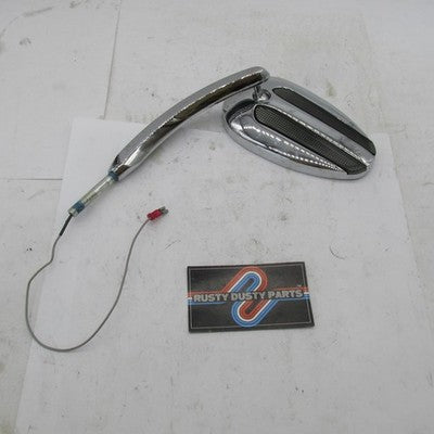 Harley OEM Left Mirror LED Running Light Turn Signal Smoke Chrome 9205