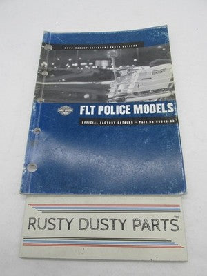 Harley-Davidson Official Factory 2002 FLT Police Models Parts Catalog