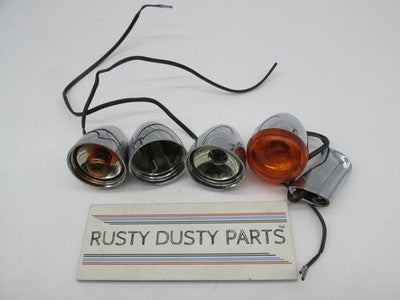 Mixed Lot of 4 Harley-Davidson Genuine Stock Bullet Turn Signals