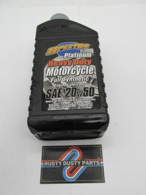 Spectro NOS Heavy Duty Platinum SAE 20w50 Full Synthetic 1QT - R.HDP25