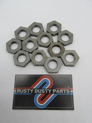 Lot of 12 Harley Genuine NOS 5/8"-18 Starter Clutch to Mainshaft Nuts