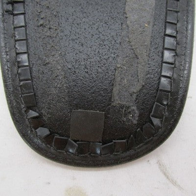 La Rosa Design Black Leather Gas Tank Dash Bib Cover 17-3/8" Harley Sp