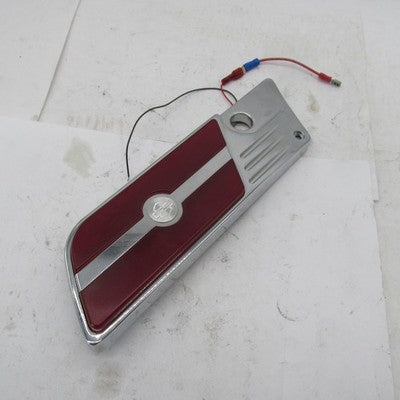 Harley-Davidson OEM Electra Glo B&S Chrome/Red LED Lighted Saddlebag L