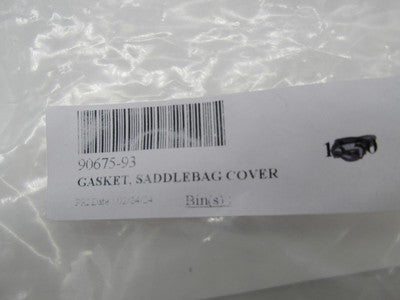 Harley Davidson Genuine NOS Saddlebag Cover Gasket 90675-93
