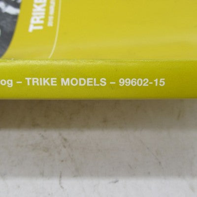 Harley Davidson Official Factory 2015 Trike Models Parts Catalog 99602