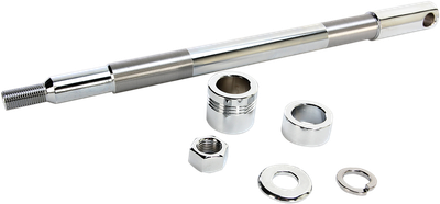 Drag Specialties Chrome Axle Kit Front 0214-0952