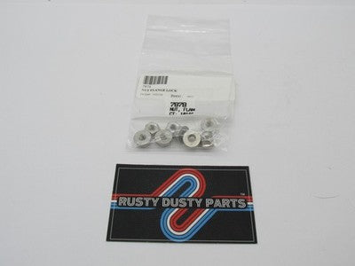 Lot of 8 Harley-Davidson Genuine OEM NOS Flange Lock Nuts 7878