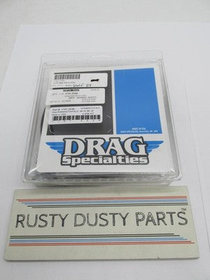 Drag Specialties NOS 04-10 XL Front Brake Line Kit +8" Black 1741-2536