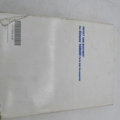 Yamaha YZF-R6L, YZF-R6CL Service Manual Guide LIT-11616-12-62 5GV-2819