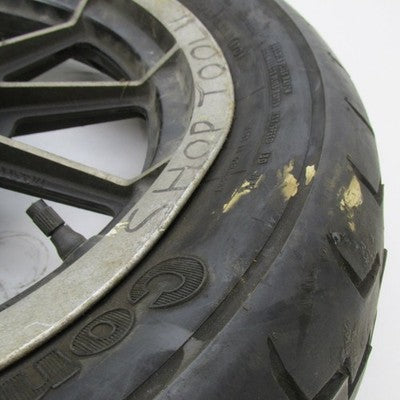 Harley OEM 87-99 Touring 10-Spoke 16x3" Front Mag Wheel *DAMAGED* 4349