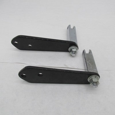 Pair Harley OEM Chrome Highway Footpegs w/Black Mount Bracket 49127-77