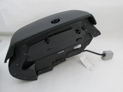 Pair of Harley-Davidson Genuine NOS FLDE Black Rigid Mount Saddlebags