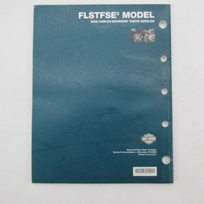 Harley-Davidson Official Factory 2006 FLSTFSE2 Model Parts Catalog 994