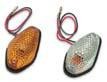 K & S Teardrop Marker Lights Clear - Single Filament 25-8061
