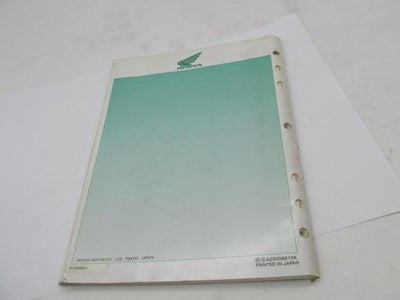 Honda Genuine Factory 1989-1990 XL600V Transalp Service Manual Book