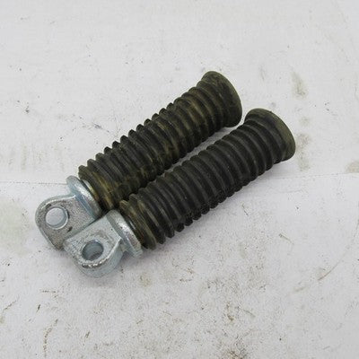Pair of Harley-Davidson Genuine OEM Ribbed Rubber Passenger Footpegs