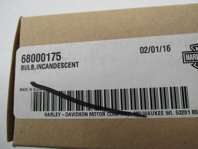 Harley Davidson Genuine NOS Incandescent Light Lamp Turn Signal Bulb 6