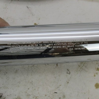 Harley OEM NOS 05-06 CVO Screamin Eagle Fat Boy CAT Mufflers 65964-05
