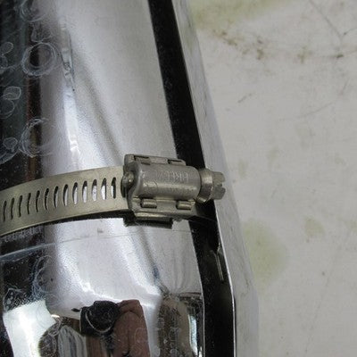 Pair of Harley OEM Stock Softail Street Bob Chrome Mufflers w/ Shields