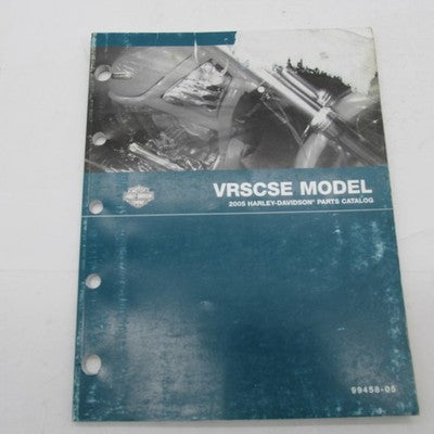 Harley-Davidson Official Factory 2005 VRSCSE Model Parts Catalog 99458
