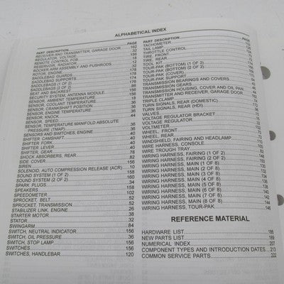 Harley Davidson Official Factory 2017 FLHTKSE Model Parts Catalog 940