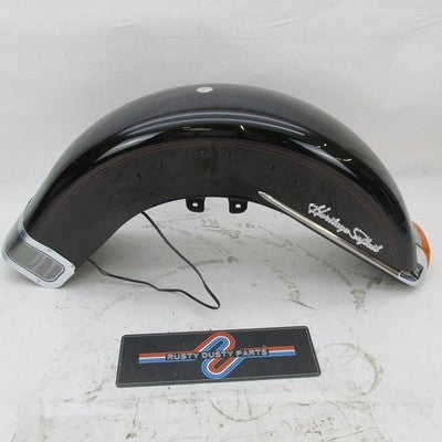 Harley OEM NOS 99-02 Heritage Softail Front Fender Black Pinstripe 599