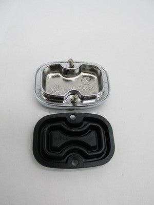 Harley Genuine OEM NOS Touring Rear Master Cylinder Cover Kit, Chrome