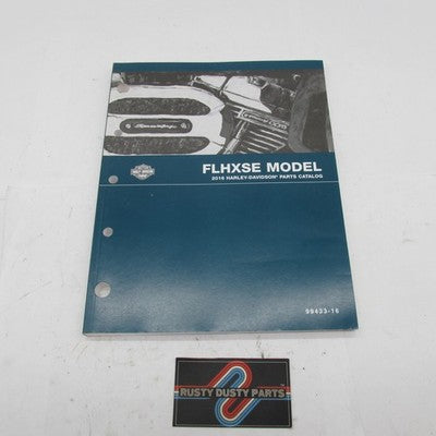Harley Davidson Official Factory 2016 FLHXSE Model Parts Catalog 99433