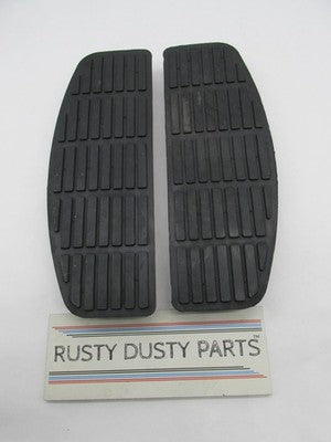 Pair of Harley Davidson Genuine Stock Driver Floorboard Rubber Pad Ins