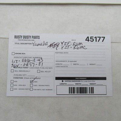 Yamaha YZF-R6M, YZF-R6MC Supplemental Service Manual LIT-11616-13-43