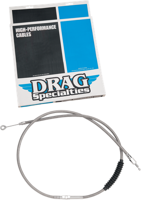 Drag Specialties Braided Stainless High Efficiency Clutch Cable 0652-1